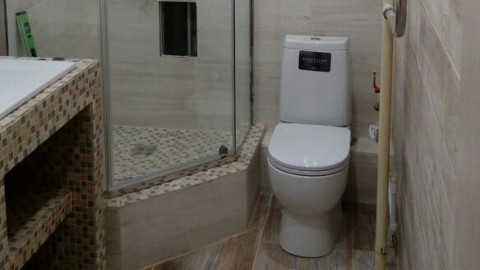 Совмещенная ванная комната с душевой